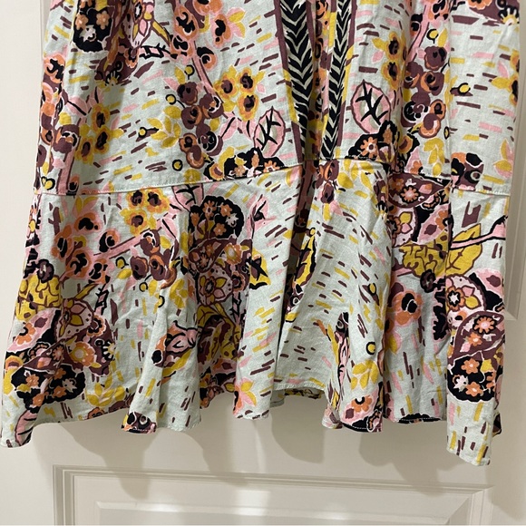 Free People Summer in Tulum Linen Blend Tunic - Picture 4 of 6